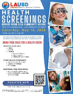 Health Screenings at Horace Mann UCLA Community School